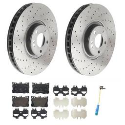 Mercedes Brakes Kit - Brembo Pads and Rotors Front (360mm) (Low-Met) 1695401617 - Brembo 4167348KIT